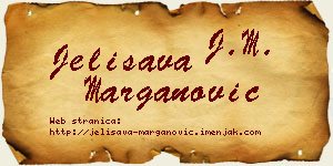 Jelisava Marganović vizit kartica